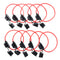 10pcs 40A In-Line Car Boat AUTO Blade Fuse Holder Waterproof 12AWG 125V DC