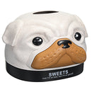 Tissue Box Dispenser Dog Cover Paper Storage Holder Napkin Organizer Home Case