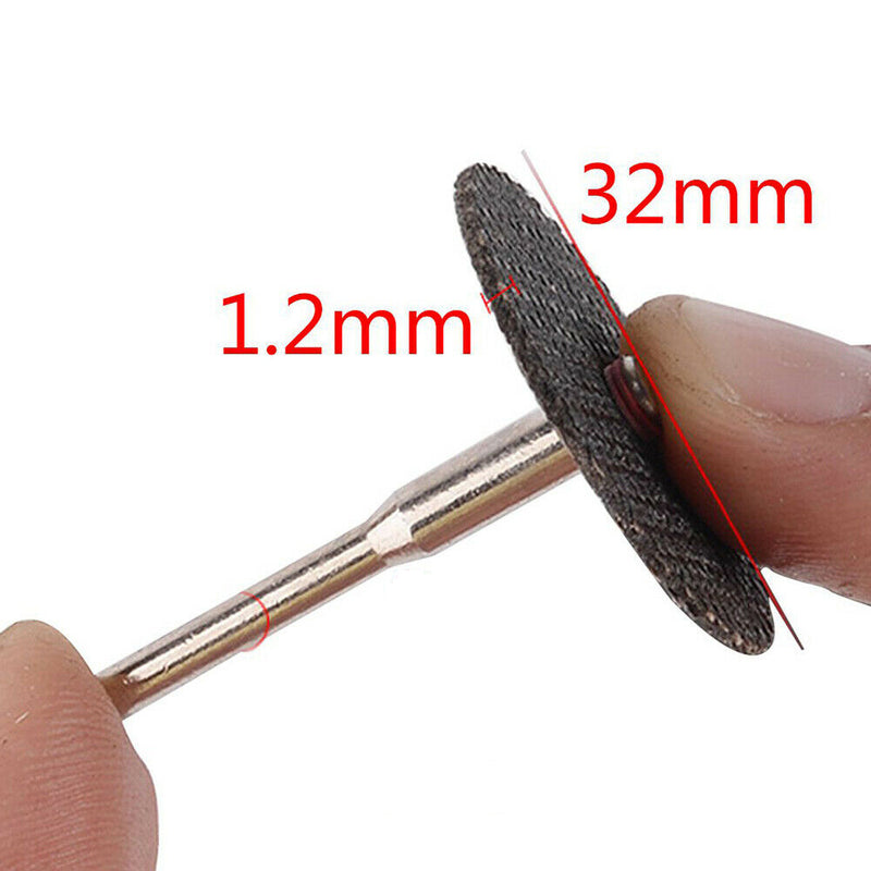 50pcs 32mm Cutting Disc Resin Fiber Cut Off Wheel Discs Tool Dremel Accessories
