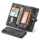 Caseme Magnetic Detachable Zipper Wallet Cash Pocket Card Slots Protective Case For iPhone XS Max