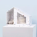 Furrytail Ped Bed Comfortable Cats House Two Sizes Of Pet House Foldable Corrugated Paper House  Cats DIY Scratching Board Pad Claw Care Pet Cats accessories From Xiaomi Youpin
