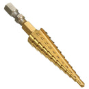 3-13mm HSS Titanium Coated Step Drill 1/4 Inch Hex Shank Step Drill Bit
