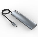 Wavlink 3047rc Aluminum Alloy USB C Hub With 3 USB 3.0 Ports SD/TF Card Reader Type-c Hub