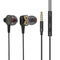 BlitzWolf BW-ES4 Dual Dynamic Drivers Graphene Earphone 3.5mm Wired Control In-ear Earbuds Magnetic Headphone with Mic