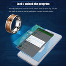 Rose Gold NTAG213 NFC Tag Finger Ring Multifunctional Intelligent Ring Titanium Steel Smart Wear Finger Digital Rings for Men Women