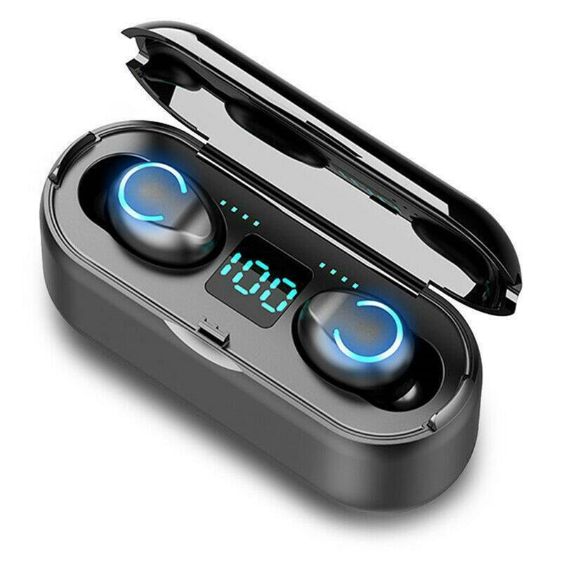 F9-8 TWS Wireless Earbuds bluetooth 5.0 Earphone HiFi Stereo 3500mAh Power Bank IPX7 Waterproof Headphone with Mic for iPhone Xiaomi