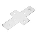 Machifit 2020/3030/4040 Industrial Aluminum Extrusions Cross Connector Carbon Steel Nickel Plating