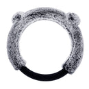 3Pcs 37-38cm Long Wool Plush Car Steering Wheel Covers Winter Warm Cushion Universal