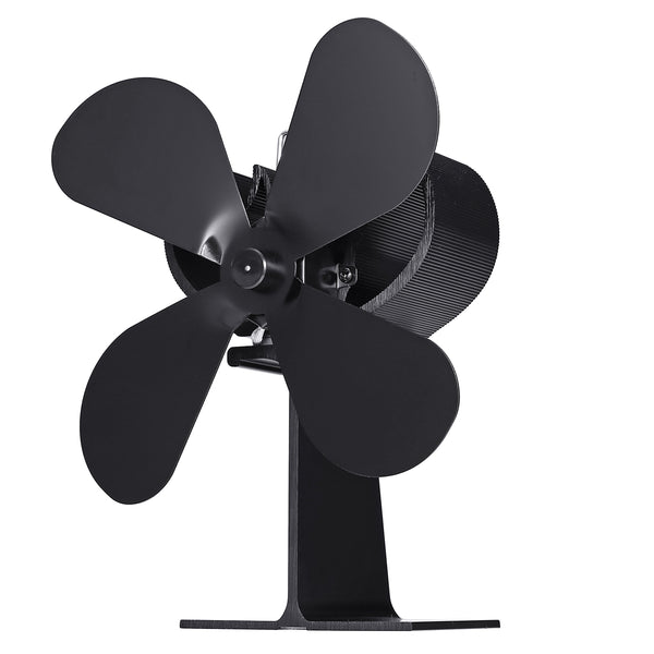 4 Blades Heat Powered Stove Fan For Ultra Quiet Log Wood Burner Fireplace Home Eco Fan