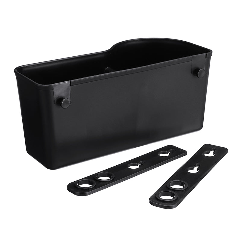 SHUNWEI Soft PP Car Seat Back Storage Box Hanging Organizer Phone Drink Holder Blcak/ Beige