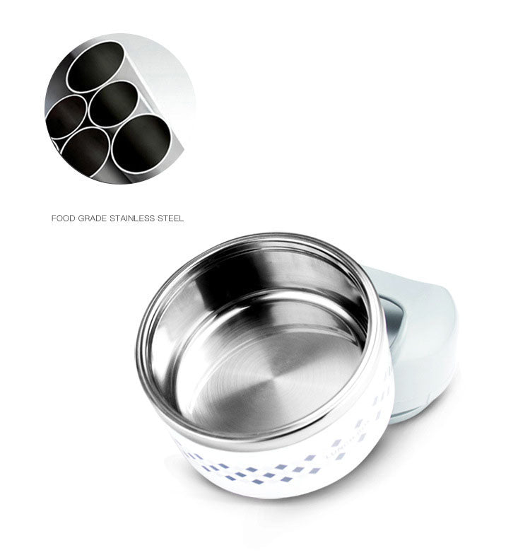 KCASA KC-BCH07 2 Layers Portable Insulation Lunch Box Stainless Steel Thermal Bento Food Container