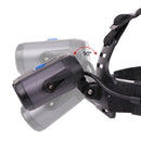 XANES 2203 2*T6 LED 5 Modes Headlamp 2*18650 Battery USB Interface Press Switch Head Light