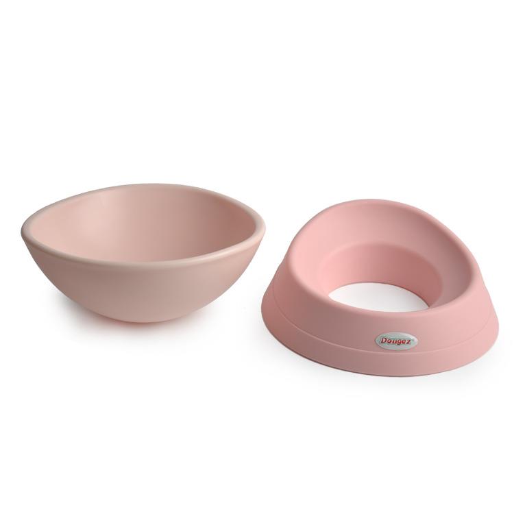Pet Cat Dog Bowl Tilting Anti-skid Non-slip Resin Dog Feeders Food Feeding Pet Bowl Pet Supplies