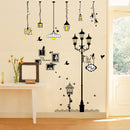 Creative Cartoon Chandelier PVC  Wall Sticker DIY Removable Household Decor Waterproof Wall Stickers