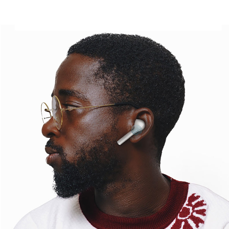 Bakeey J3 TWS bluetooth 5.0 Earphone Tap Control Stereo IPX54 Waterproof Bilateral Call Headphone with Charging Box