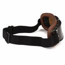 Motorcycle Flying Scooter ATV Goggles Helmet Glasses Windproof Coffee Frame