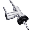 304 Stainless Steel Reverse Osmosis Faucet 360 Degree High Arc Swivel Spout Drinking Water Filter Single Handle Cold Water Faucet