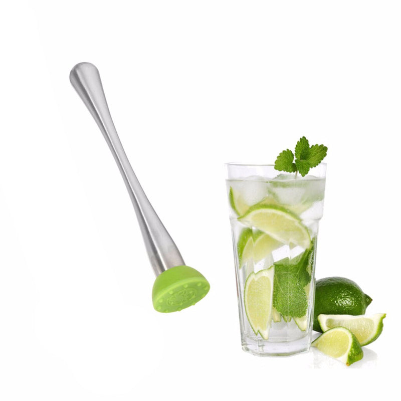 Honana Stainless Steel Masher Stir Bar Bartenders Tools Cocktail Sticks Wine Making Tools