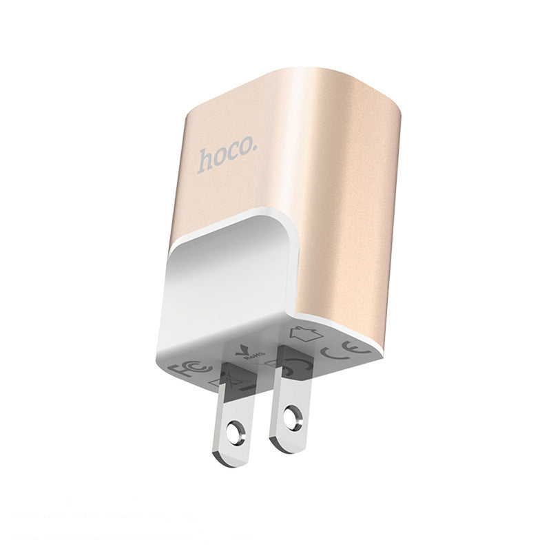 HOCO C47 2.1A Dual USB Fast Charging USB Charger Adapter For iPhone 8Plus XS 11Pro Huawei P30 Pro - US Plug