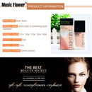 Genuine Music Flower 6 Colors Light Foundation BB Cream Long-lasting Moisturizer Refreshing Cheek Concealer Silky Waterproof Make up Base