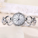 LVPAI Vintage Bracelet Watch Casual Style Crystal Dial Analog Quartz Watch