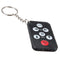 10pcs Universal Infrared IR Mini TV Remote Control Keychain Key Ring