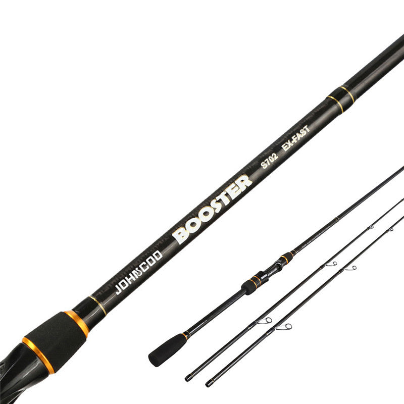 JOHNCOO 2.1/2.4m Fishing Rod Carbon Baitcasting Rod Hunting Fishing