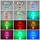 Kingso AC85-265V E27 3W RGB Gypsophila Edison Decorative LED Light Bulb for Holiday Home Indoor Use