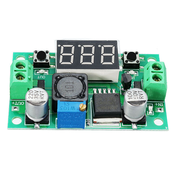 5pcs LM2596 DC-DC 1.3V - 37V 3A Adjustable Buck Step Down Power Module With Digital Display Function