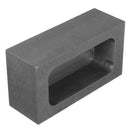 65x30x20mm Graphite Crucible Casting Melting Ingot Mold for Refining Melting 14OZ Silver/26OZ Gold