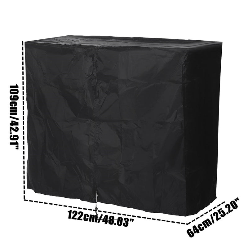 4FT Oxford Waterproof Firewood Rack Log Full Cover Anti-UV Dust Protector Cover