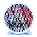220V 500W Rainbow Horse Mini Handy Electric Air Space Heater Office Home Warmer