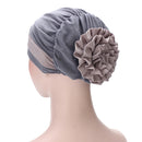 Women Muslim Stretch Turban Hat Winter Warm Hat Chemo Cap Hair Loss Head Scarf Wrap