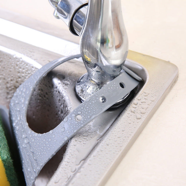 Kitchen Adjustable Double Storage Basket Sink Storage Bag Thickening Sink Storage Basket Drain Basket