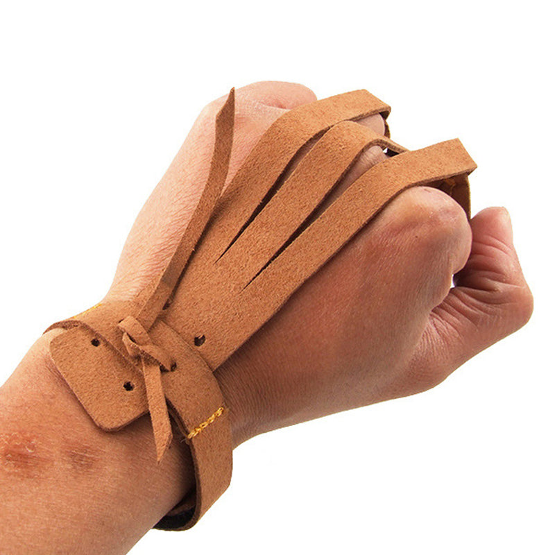 Tactical Archery 3 Fingers Protector Sleeve Microfiber Traditional Archery Recurve Bow Finger Gloves