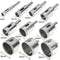 10pcs Diamond Hole Saw Set Tile Ceramic Glass Porcelain Marble 8mm-50mm Hole Saw Drill Bit