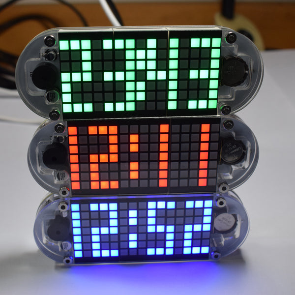 Geekcreit DIY DS3231 Touch Key Precision High Brightness LED Dot Matrix Display Alarm Clock Kit