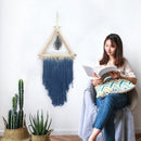 Macrame Woven Tapestry Wall Hanging Boho Chic Bohemian Home Geometric Art D
