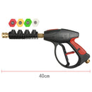 High Pressure Cleaning Gun, 3000 PSI, with 4 Color Pressure Washer Nozzle