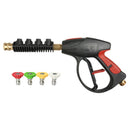 High Pressure Cleaning Gun, 3000 PSI, with 4 Color Pressure Washer Nozzle