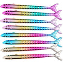 Gel Pens 0.5Mm Black Ink Novelty Mermaid Design Writing Pen Plastic Creativ T2N7