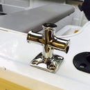 Cross Bollard Solid Polished 316 Stainless Steel for Boat Decks 80X80X60Mm