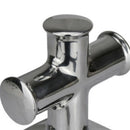 Cross Bollard Solid Polished 316 Stainless Steel for Boat Decks 80X80X60Mm