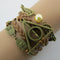 Vintage Unisex Multilayer Bracelet Hollow Triangle Geometric Owl Wings Wave Bracelet Ethnic Jewelry