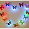 Miico Beautiful Butterfly LED Night Light Lamp With Suction Christmas Wedding Decor Sticker