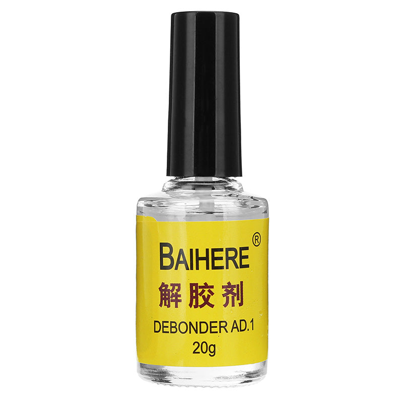 BAIHERE 20g Glue Debonder Remover Dispergator Cleaner for Instant Adhesive 502 Super Glue Nail Glue