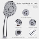 High-Pressure Handheld Shower Heads 5 Settings - 4 Inch Shower Head with Ho