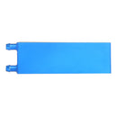 40*120 0.5mm Blue Aluminum Alloy Water Cooling Block Radiator Liquid Cooler Heat Sink Equipment