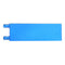 40*120 0.5mm Blue Aluminum Alloy Water Cooling Block Radiator Liquid Cooler Heat Sink Equipment