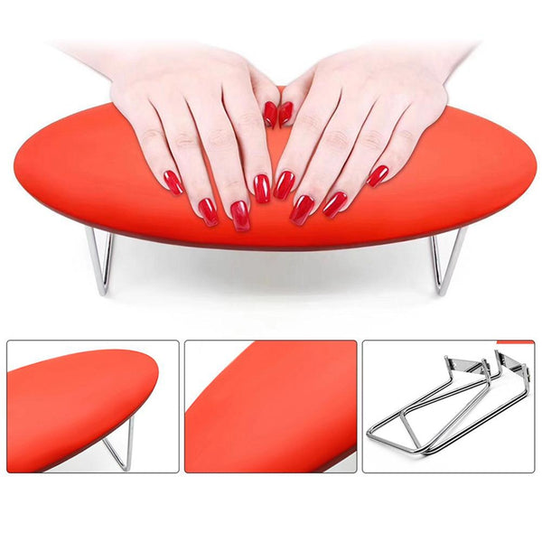 Leather Nail Art Hand Pillow Waterproof Hand Arm Rest Holder Cushion Pad Ta J8E9